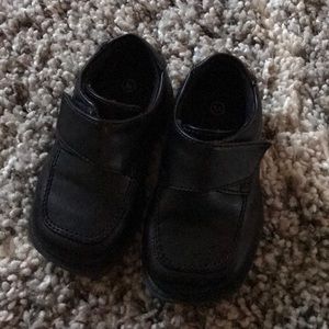 Boys black dress shoes
